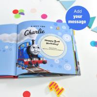 Personalised Thomas the Tank Engine Birthday Hardback Book Extra Image 1 Preview